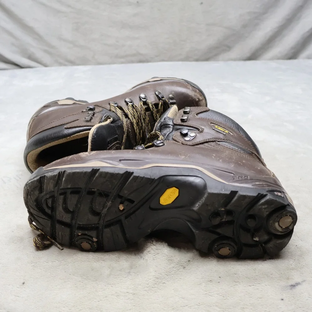 Asolo Mens 8.5 Hiking Boots Mens 8.5 Brown Leather Vibram Gore-Tex TPS 520 GV